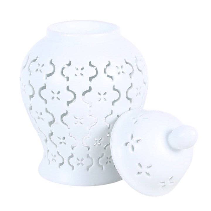 Moroccan Lantern Cut Out Oil Burner and Wax Warmer