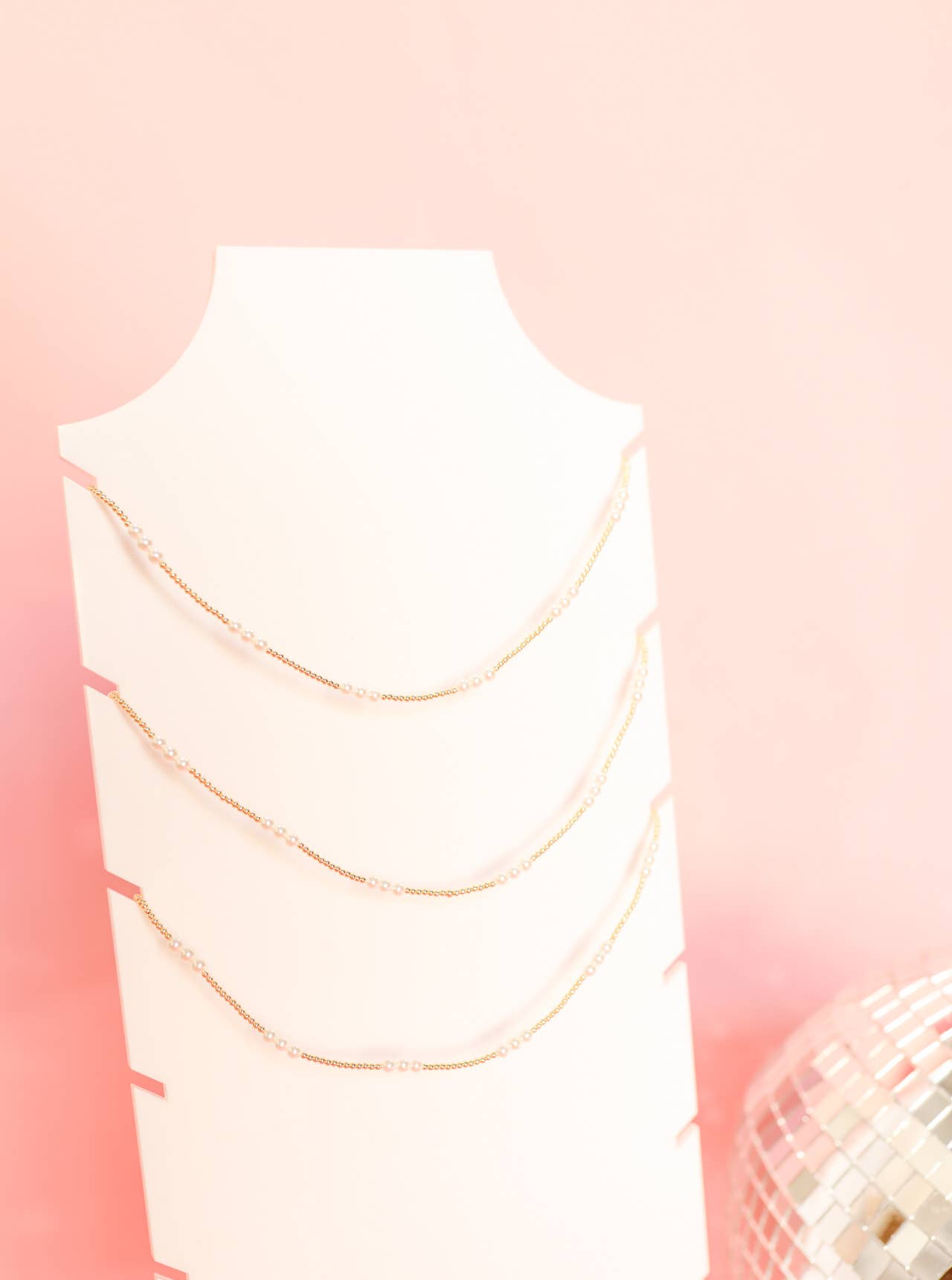 ILY Pearl Beaded Necklace