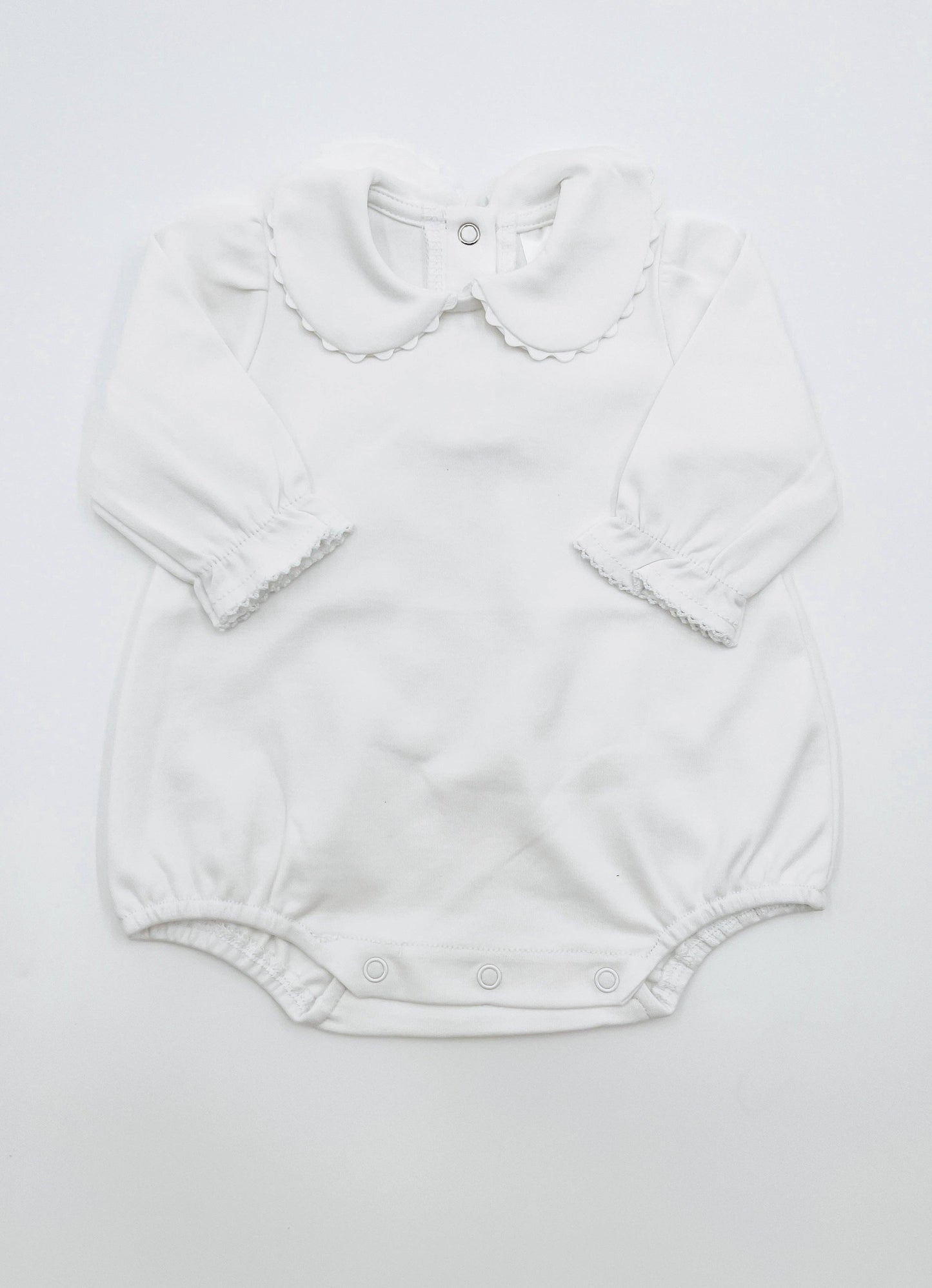 Bubble - Scalloped Collared LS