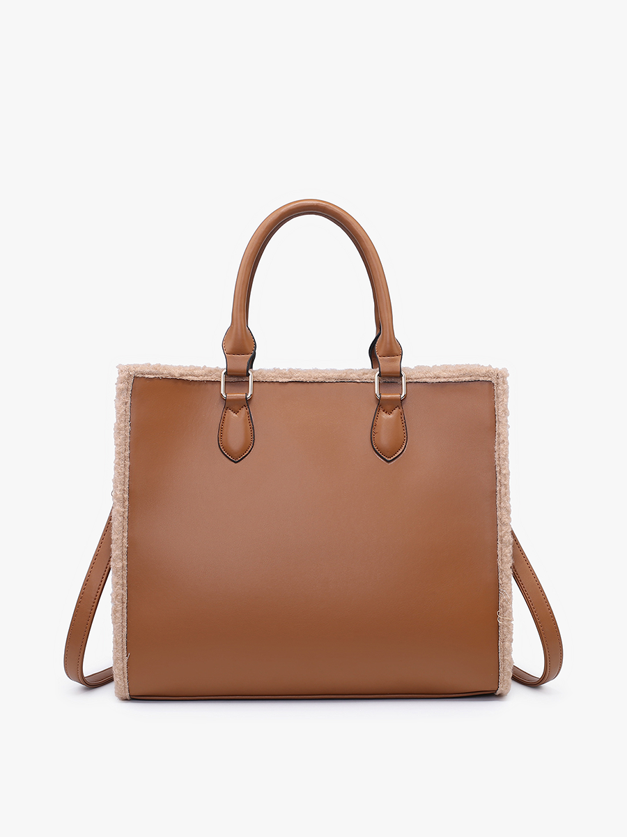 M2181 Bevin Sherpa Trim Tote