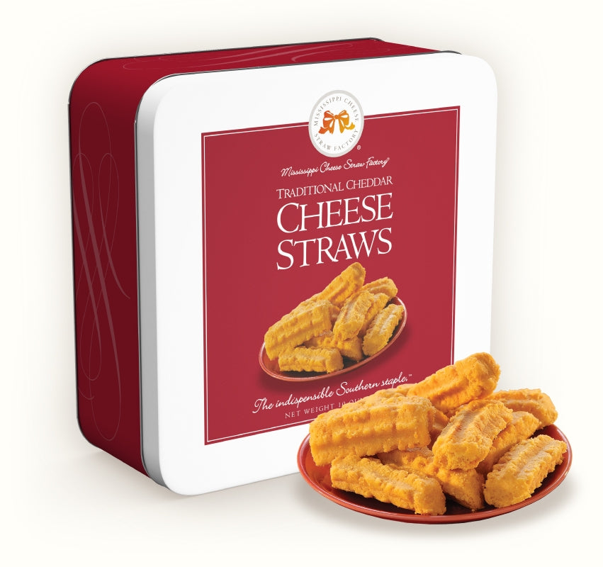 Cheddar Cheese Straws - 10oz Tin