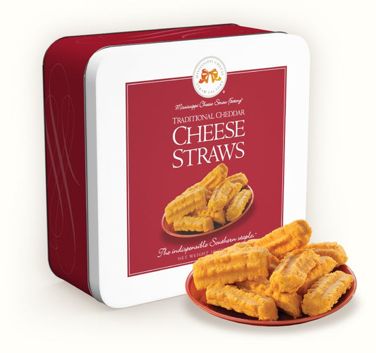 Cheddar Cheese Straws - 10oz Tin