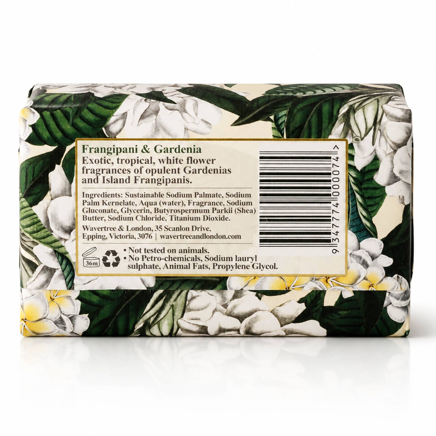 Wavertree & London Frangipani & Gardenia Luxury Soap Bars