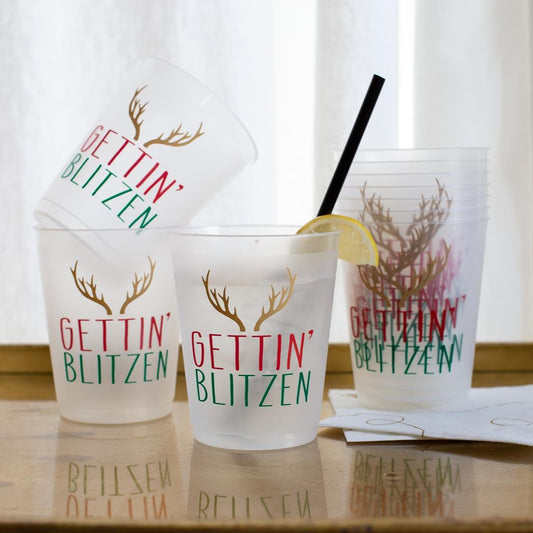 Gettin' Blitzen 10pk Party Cups