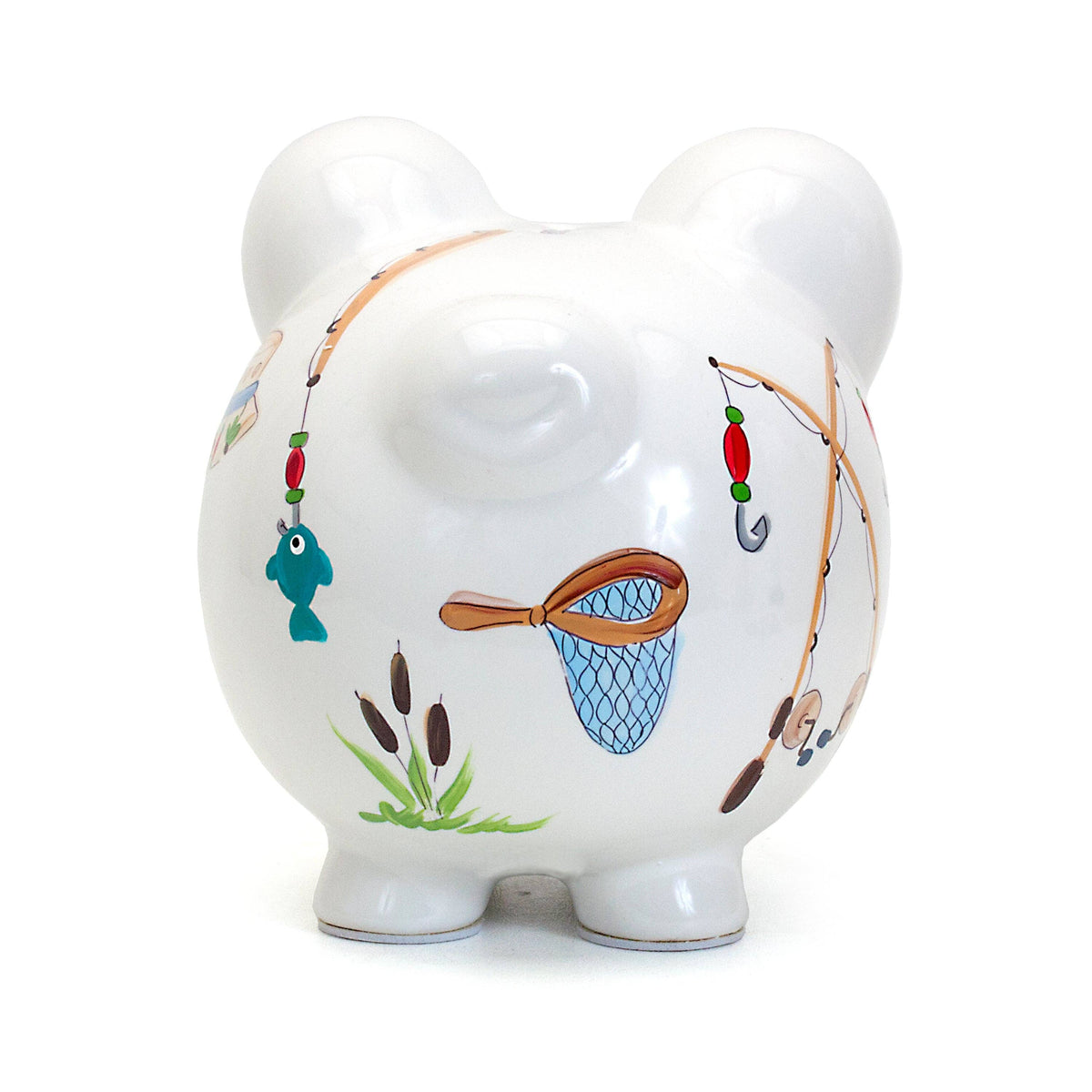Gone Fishing Large Piggy Bank