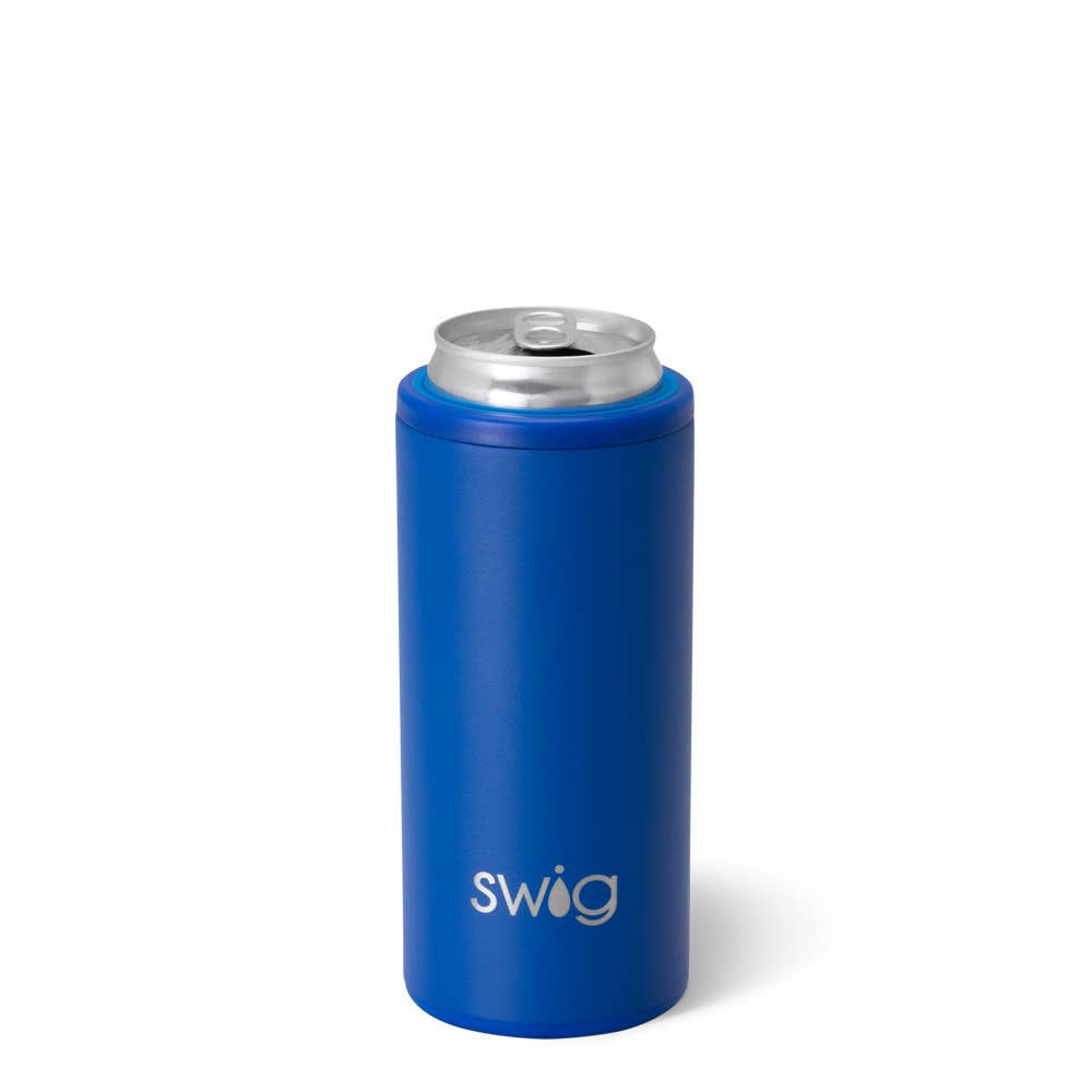 Royal Blue Skinny Can Cooler (12oz)