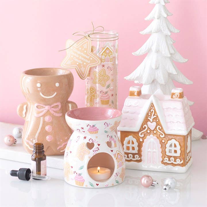 Pink Gingerbread Man Oil Burner