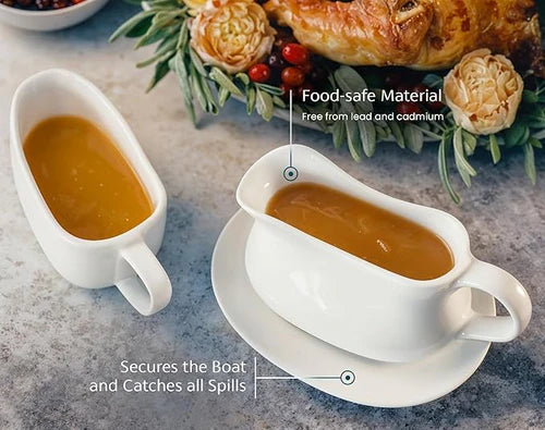 Kook Gravy Boat & Saucer