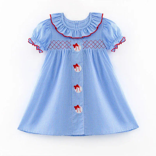 Baseball Applique Dress