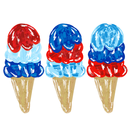 USA Ice Cream Cones T-Shirt
