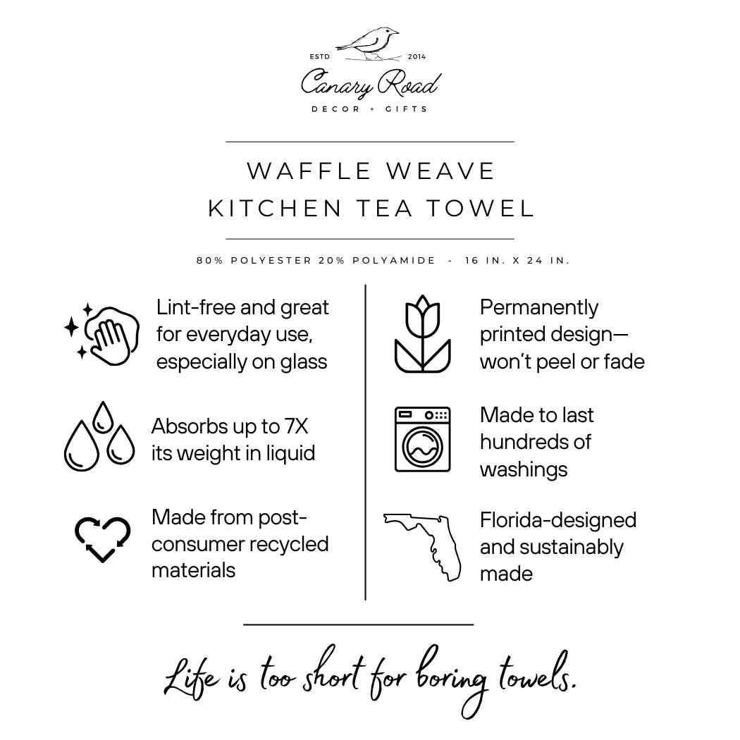 Floral Kitchen Towel