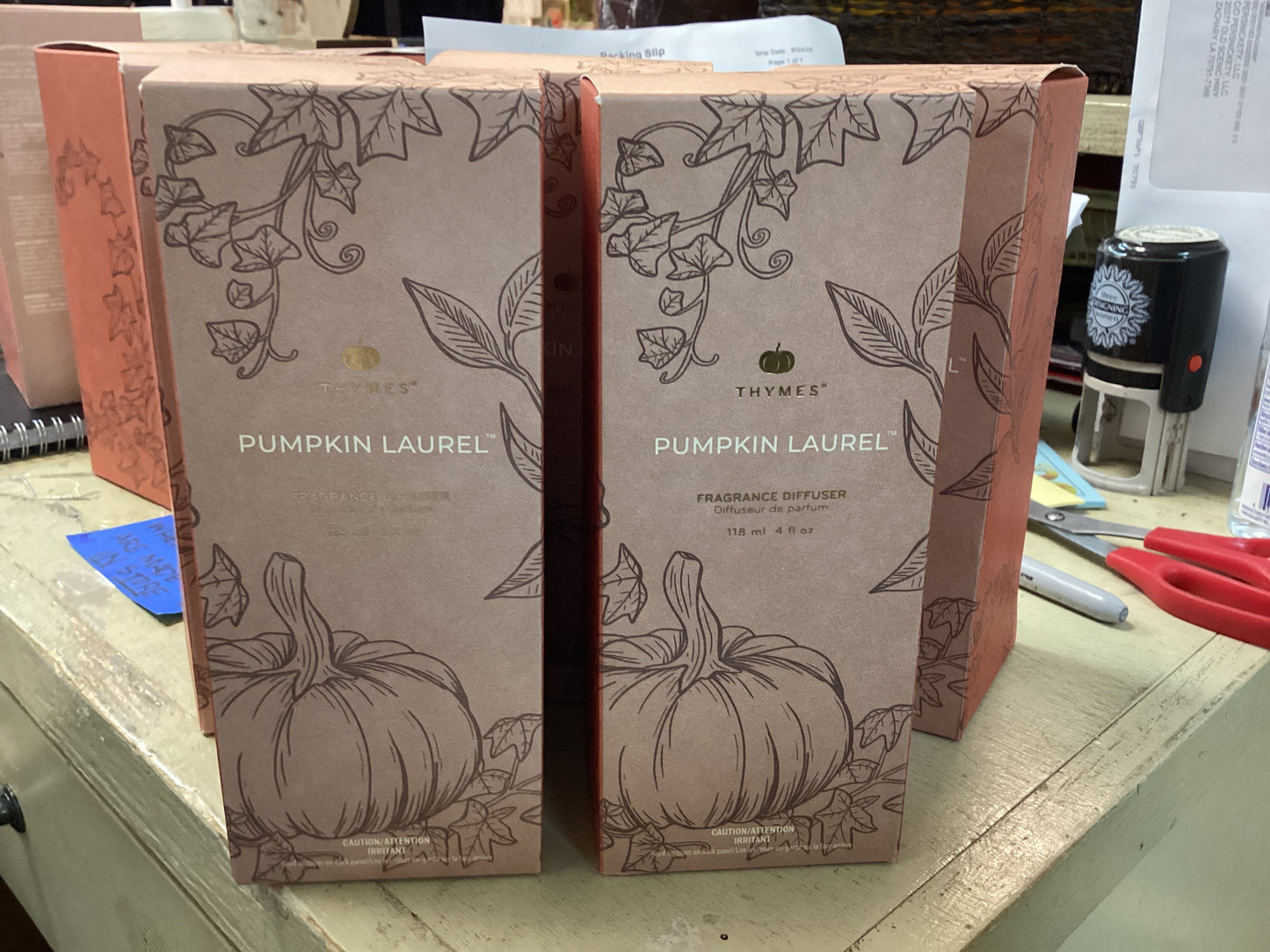 Pumpkin laurel fragrance diffuser 4oz