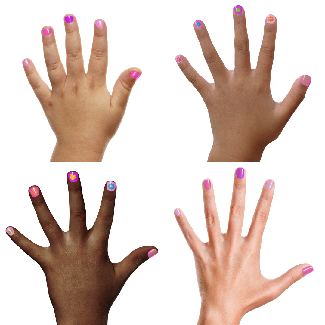 Rainbow Party Polish Set Non-Toxic Kids Nail Polish