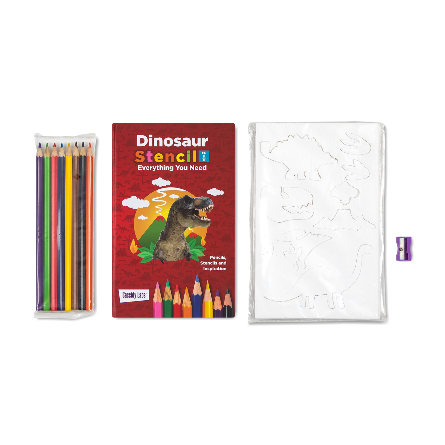 Dinosaur Stencil Kit