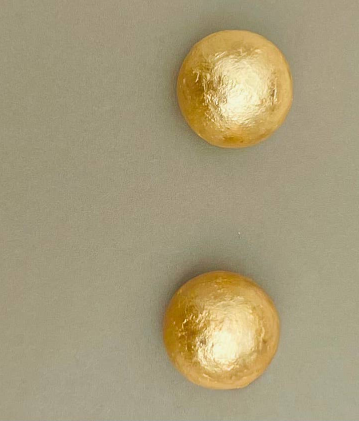 PEARL - Mache' Pearl (gold) BER216