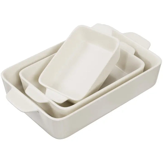 Kook Ceramic Baking Dishes - 3 Sizes