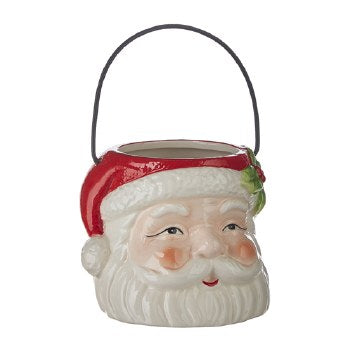 Santa Ceramic Container