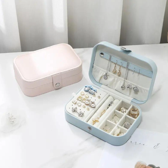 Portable Travel Jewelry Box, Jewelry Storage Organizers