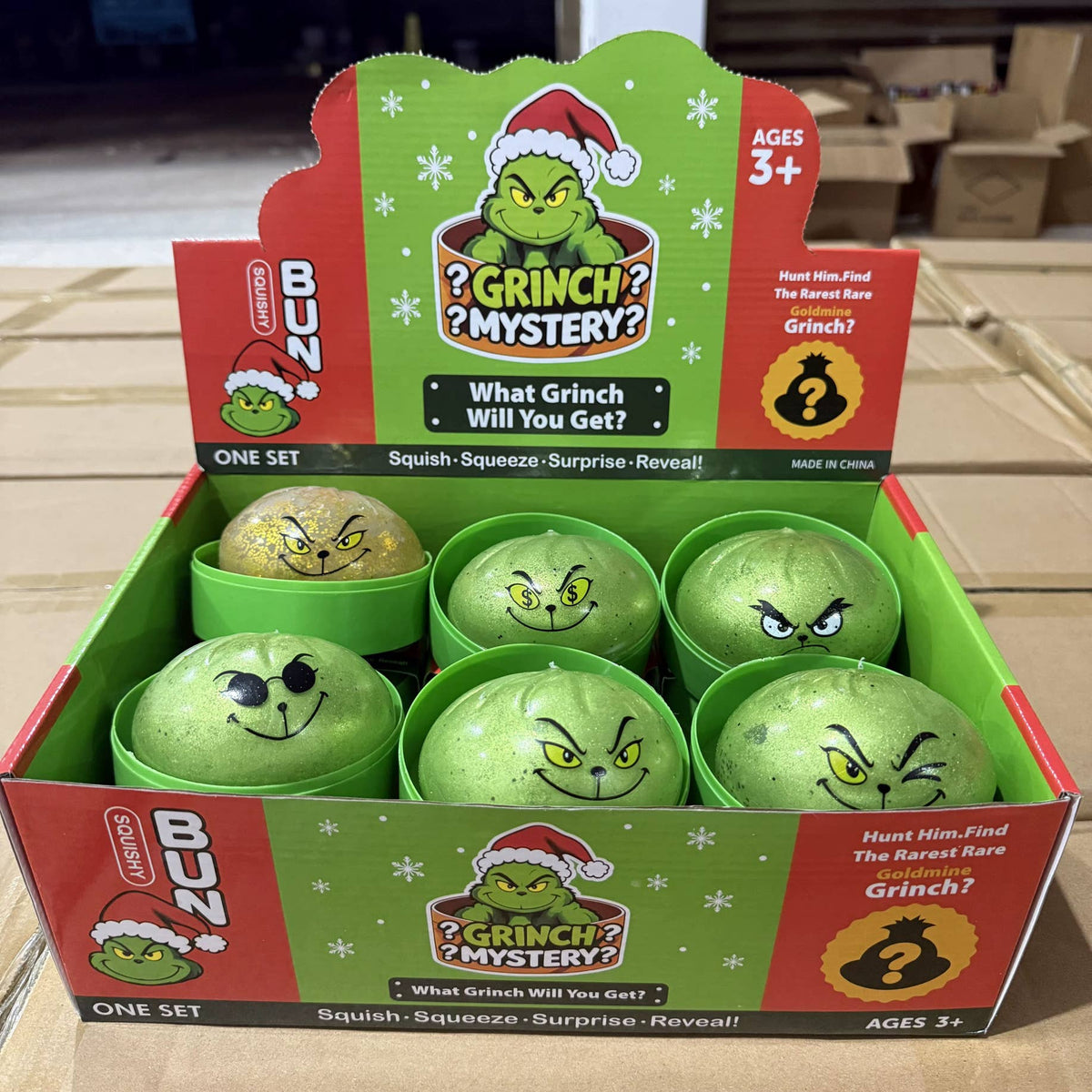 Christmas Grinch glow in the dark