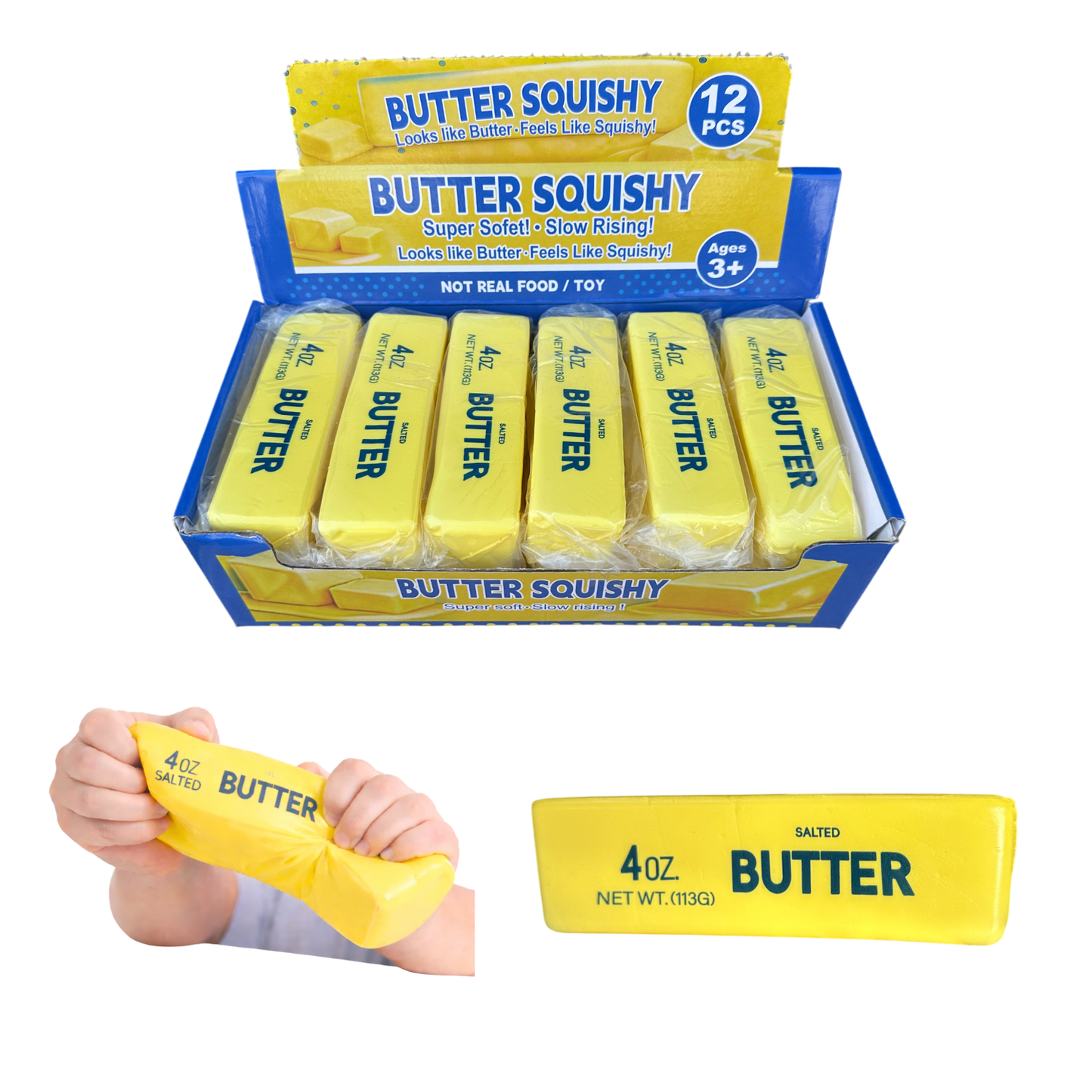 Butter Squishy Toy
