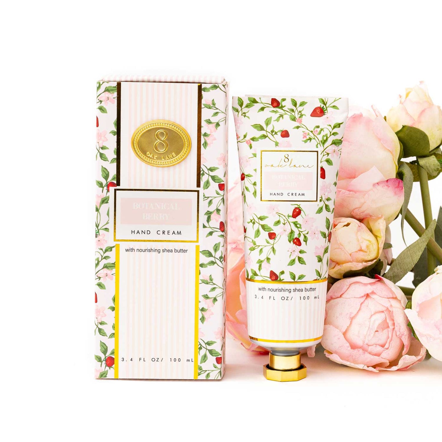 Hand Cream, Botanical Berry Scented, 100ml Boxed