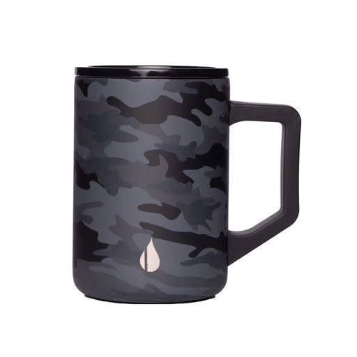 Summit Mug - 16oz Black Camo Stainless Steel