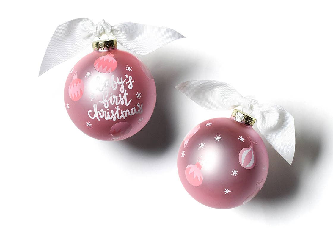 Girl's First Christmas Coton Colors Ornament