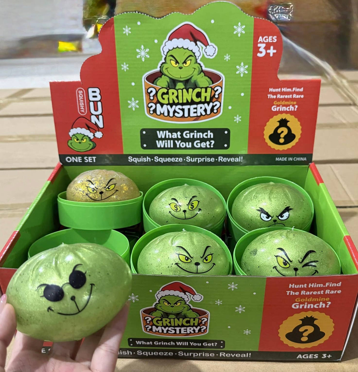Christmas Grinch glow in the dark