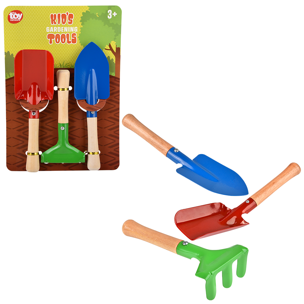(T) KIDS 3PC GARDEN HAND TOOLS