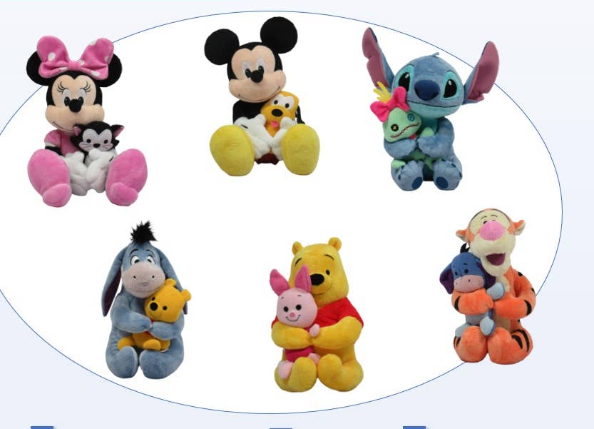 Disney 12" Assorted Plushes with Friends