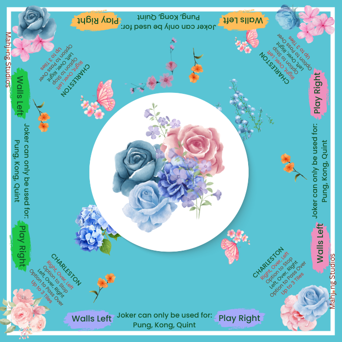 Mahjong Studios – Blush & Bamboo American Mahjong Bundle (166 Tiles)