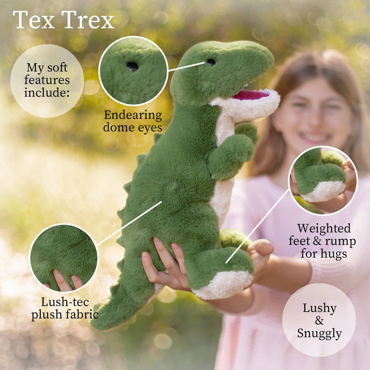 WS Lushee Tex T-rex Lg/16"