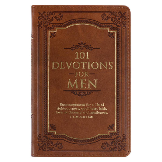 101 Devotions for Men - Faux Leather