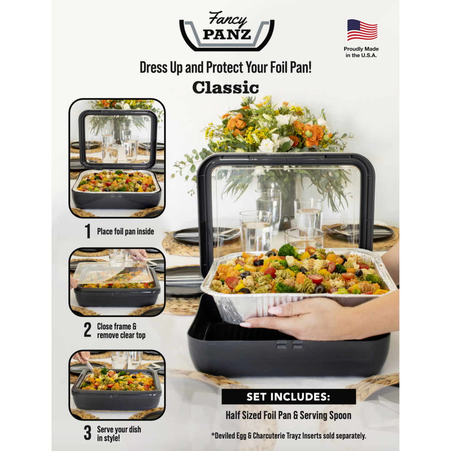 Classic Set - Pan Frame w/ Lid & Serving Spoon