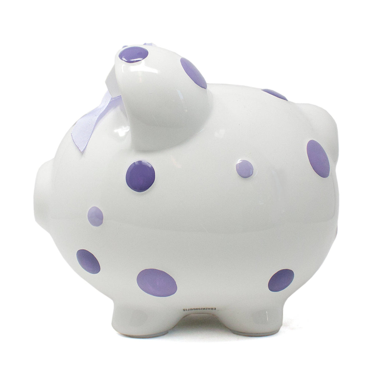 Purple Polka Dot Piggy Bank