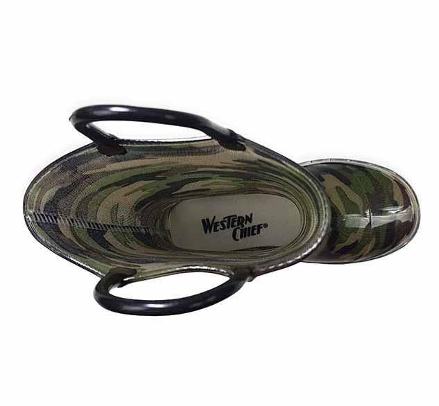 Kids Lighted Rain Boots - Camo