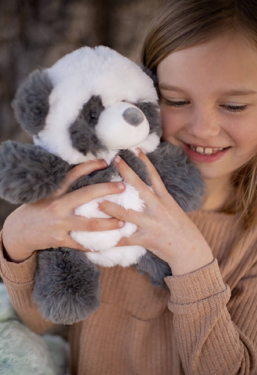 WS Baby 11 in - Grey & White Panda