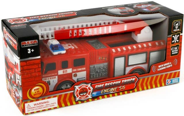 Fire Engine Bump N Go Rescue Ladder Truck
