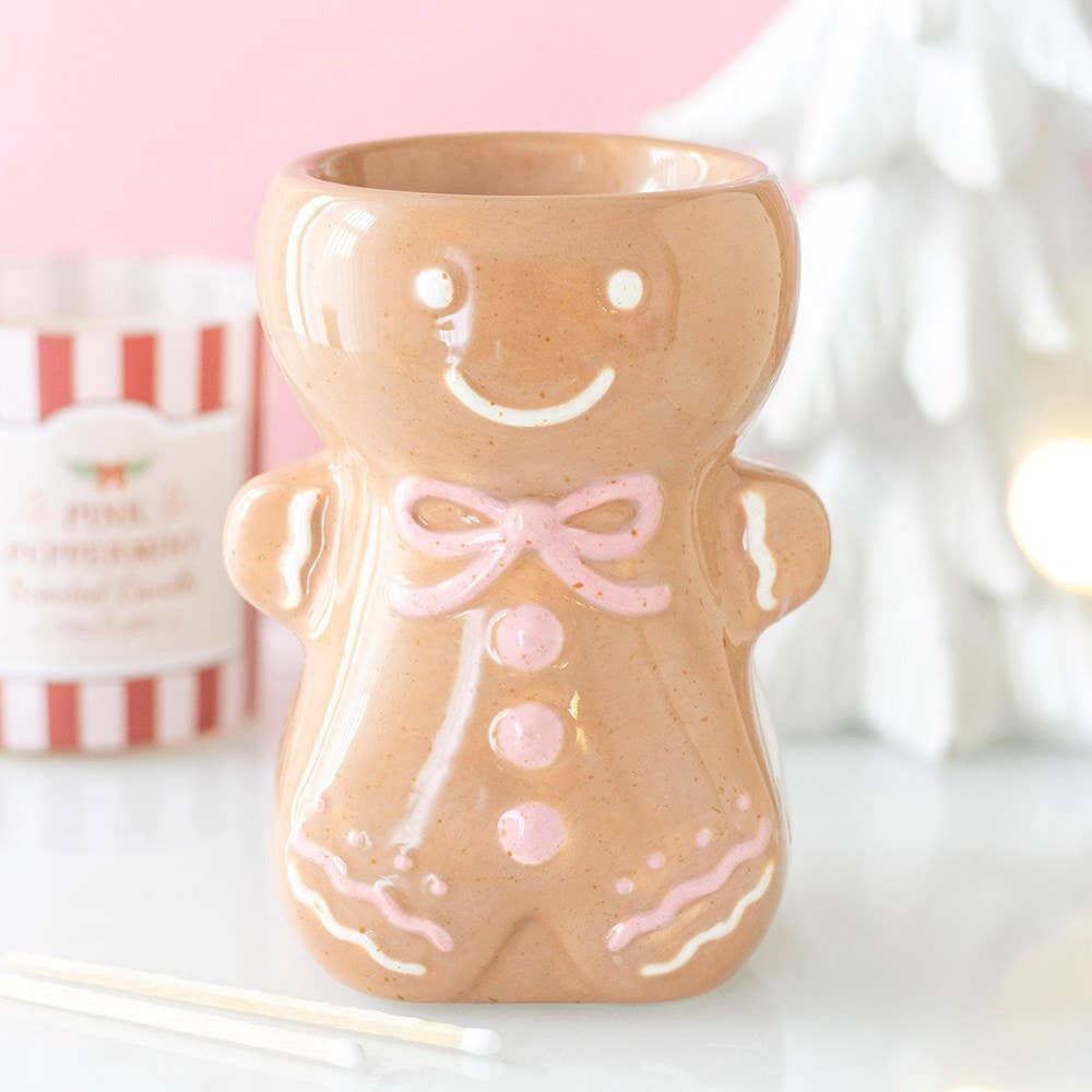 Pink Gingerbread Man Oil Burner
