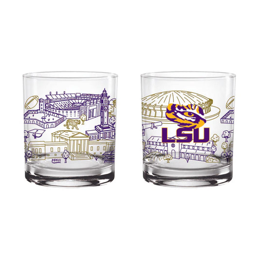14oz LSU Glasses - 2 Styles