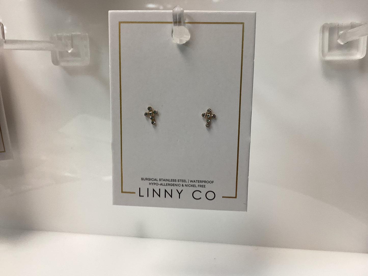 Linny Co Clara Cross gold sparkle