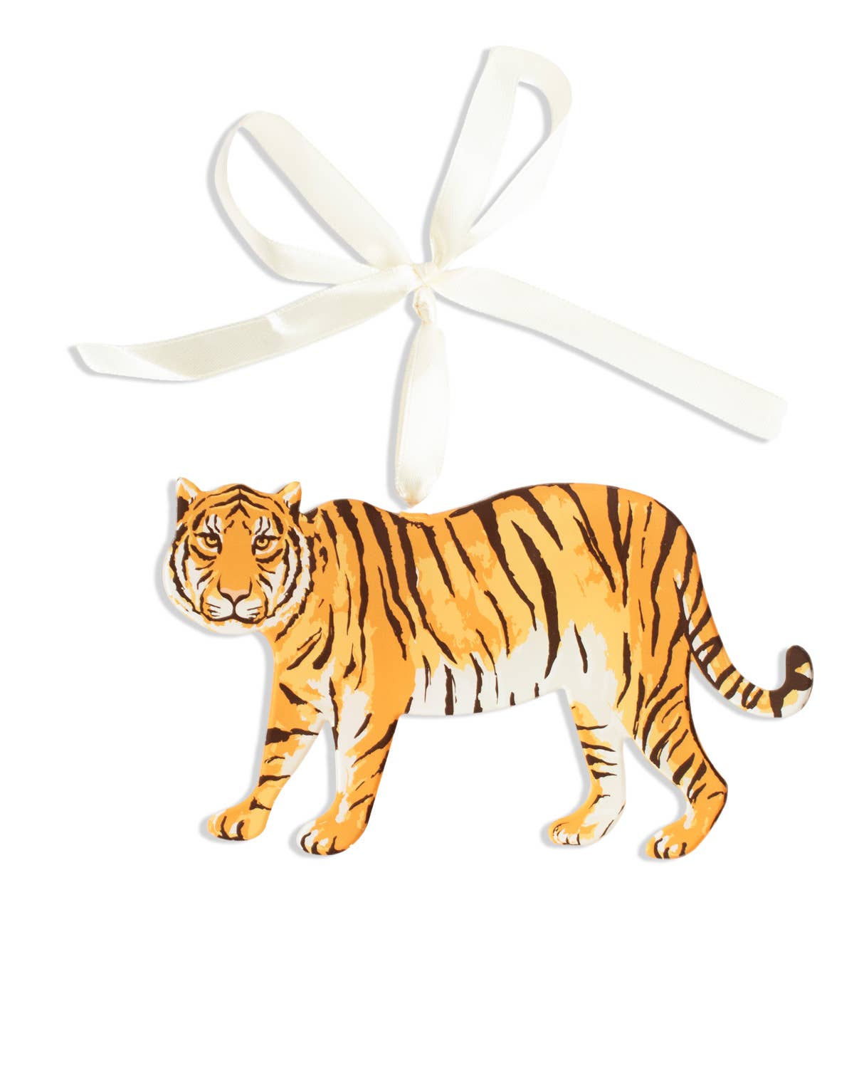Tiger Acrylic Ornament   Multi   5x2.9