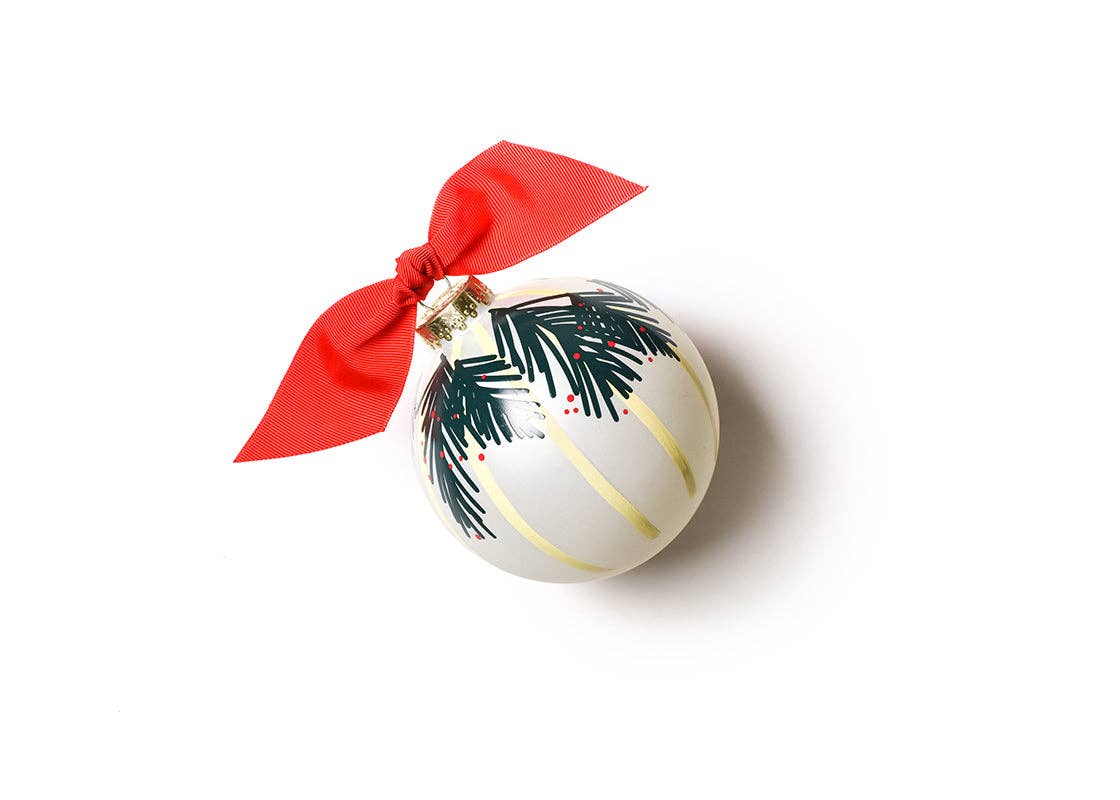 Balsam Merry Merry Glass Ornament