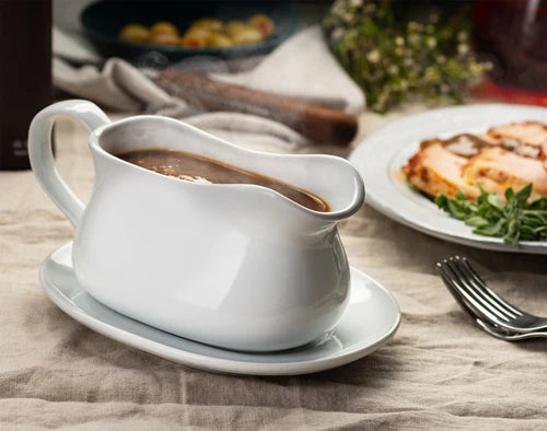 Kook Gravy Boat & Saucer