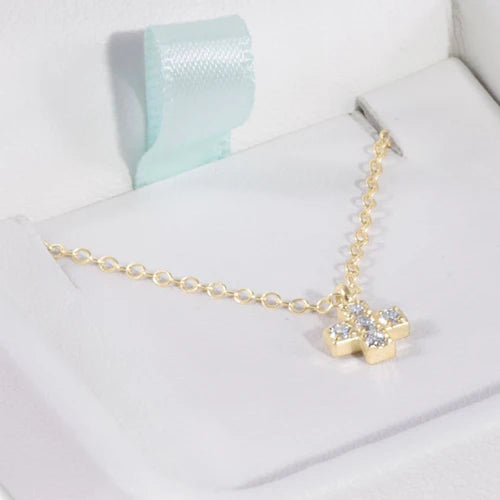 Enewton 14KT Gold & Diamond Signature Cross Necklace