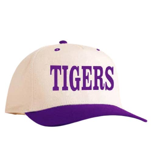 LM-3014 TIGERS CAP DEEP PURPLE