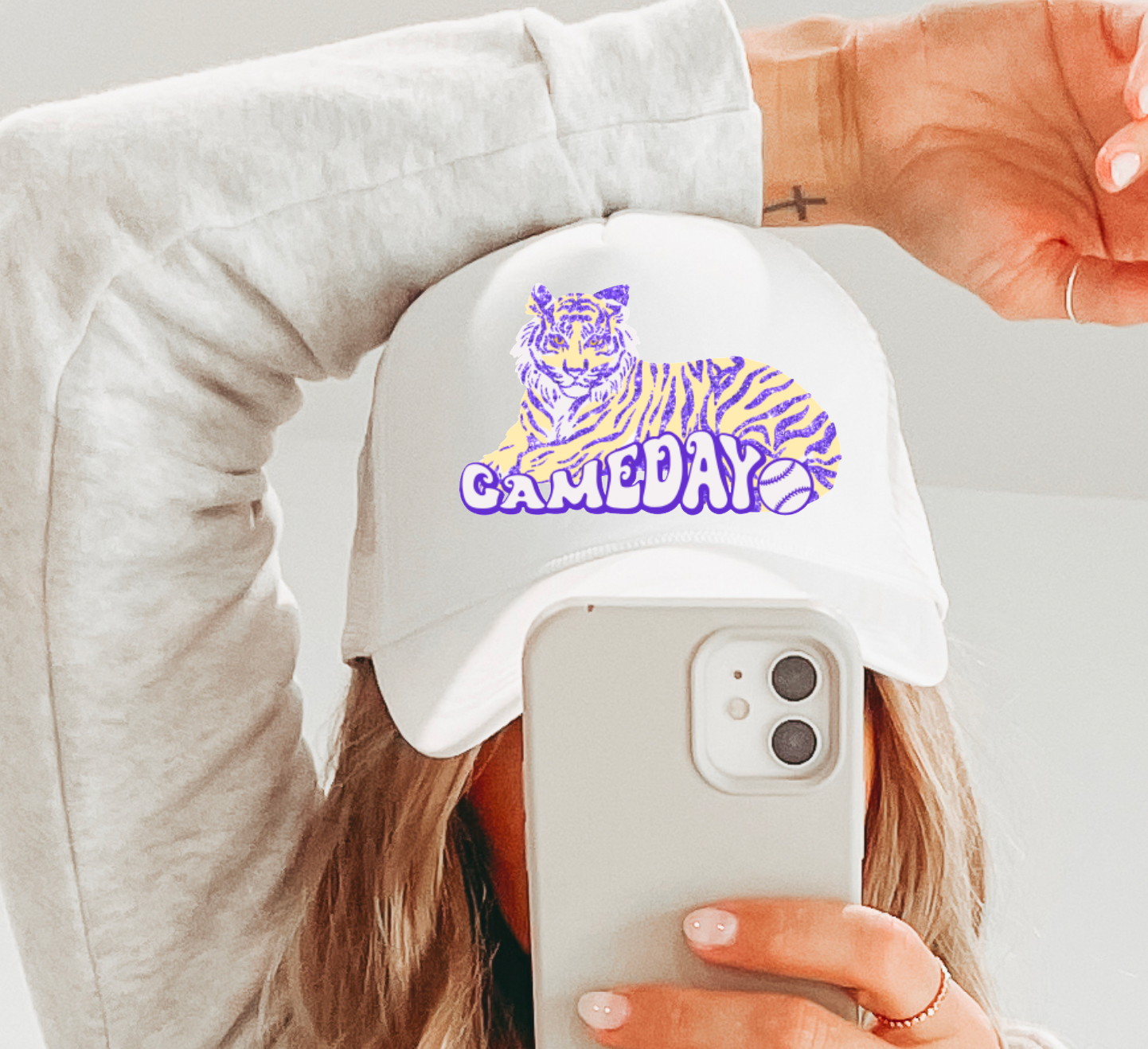 LSU Tigers Baseball Gameday Trucker Hat
