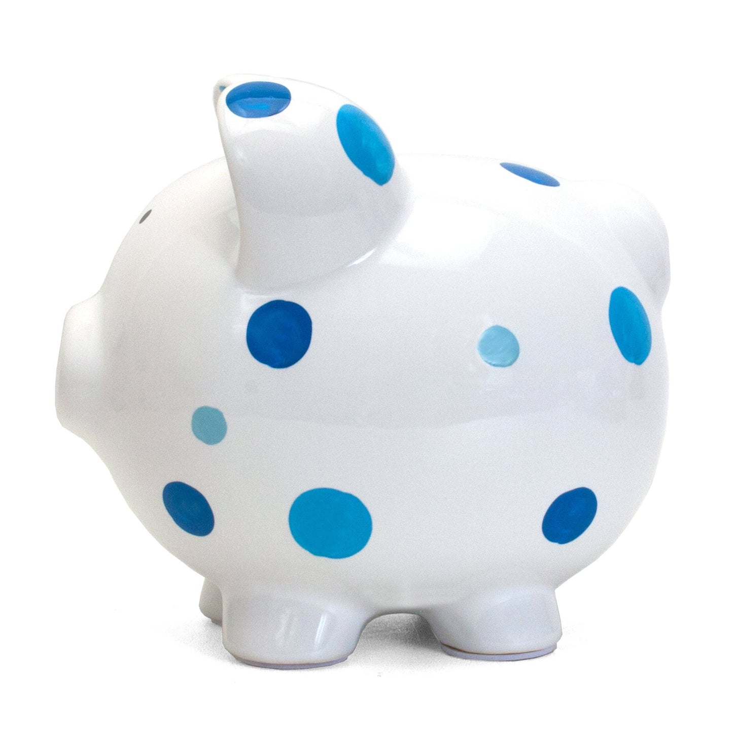 Blue Multi Dot Piggy Bank