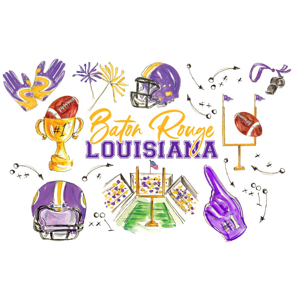 Tailgates in Baton Rouge Frost Flex Cup 20oz (Set of 8)