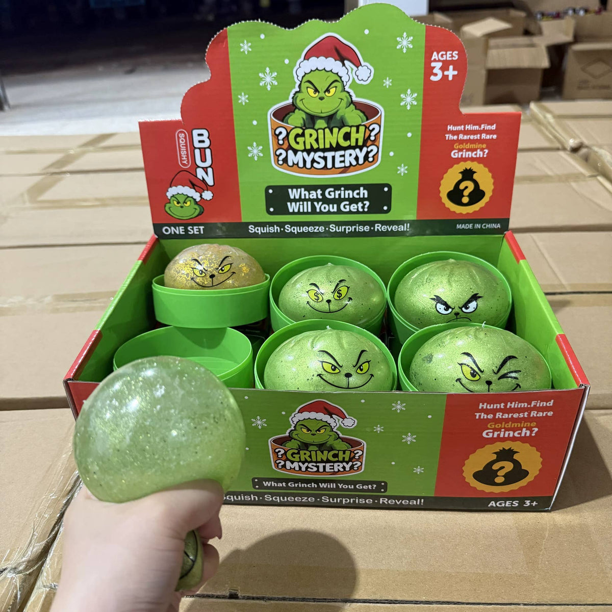 Christmas Grinch glow in the dark